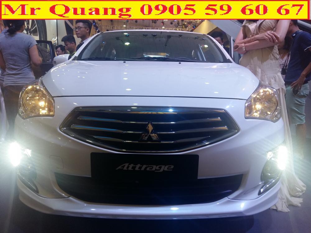 Bán ô tô Mitsubishi Attrage  2017, nhập khẩu, Lh Quang 0905596067 , vay nhanh