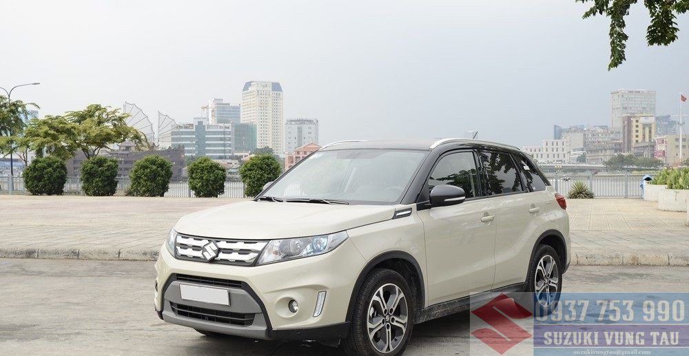 Suzuki Vitara 2017 phiên bản trắng ngà, nhập khẩu Châu Âu, chỉ có tại Suzuki Vũng Tàu