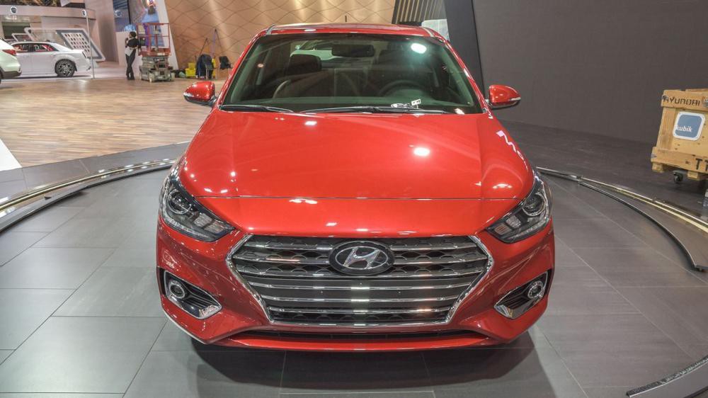 Hyundai Accent 2018 có nhiều chi tiết giống với Hyundai Elantra.