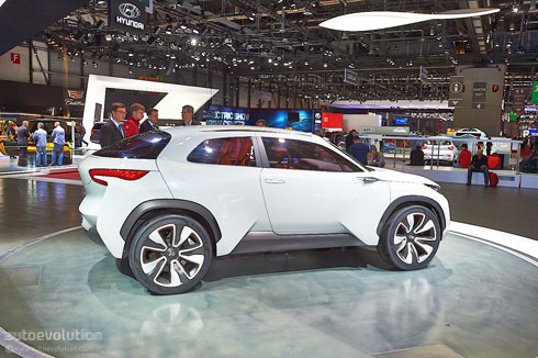 hình ảnh của mẫu xe hơi mới Hyundai Kona concept a1.