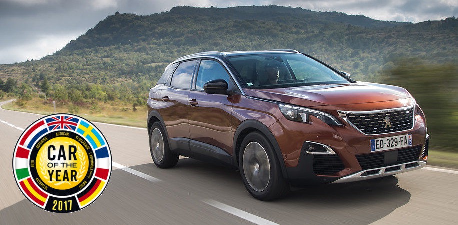 Peugeot 3008 xuất sắc là "Xe của năm 2017".