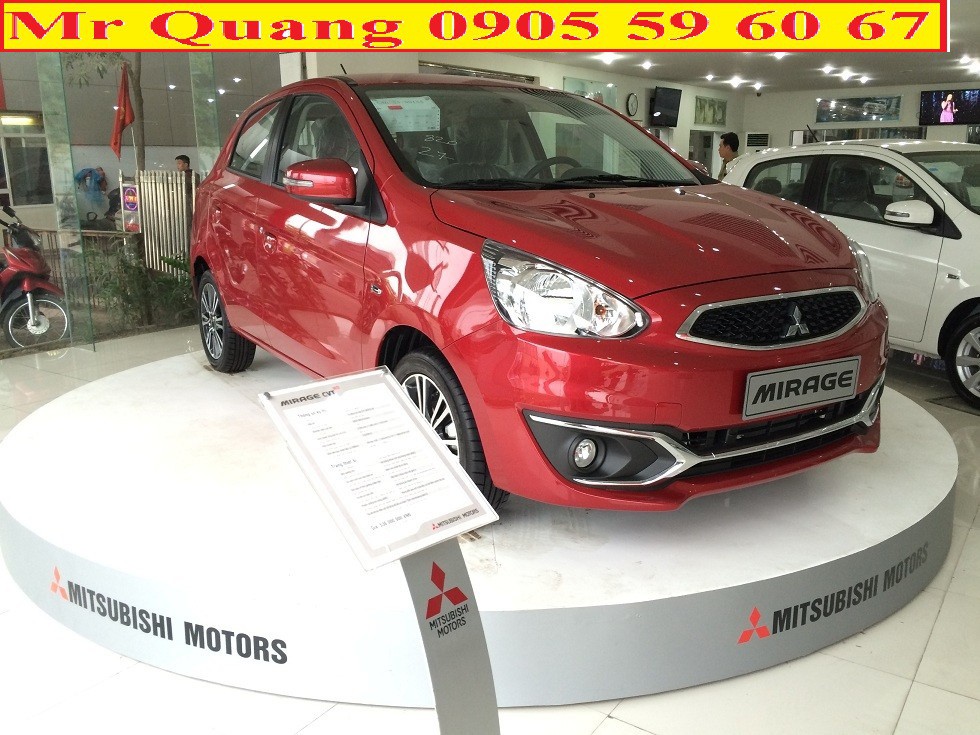 Cần bán xe Mitsubishi Mirage tại Quảng Nam, LH Quang 0905596067, hỗ trợ vay nhanh lên đến 80 %