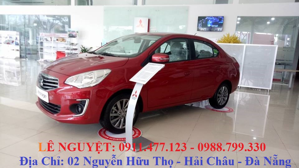 Bán xe Mitsubishi Attrage đời 2018, màu đỏ, xe nhập