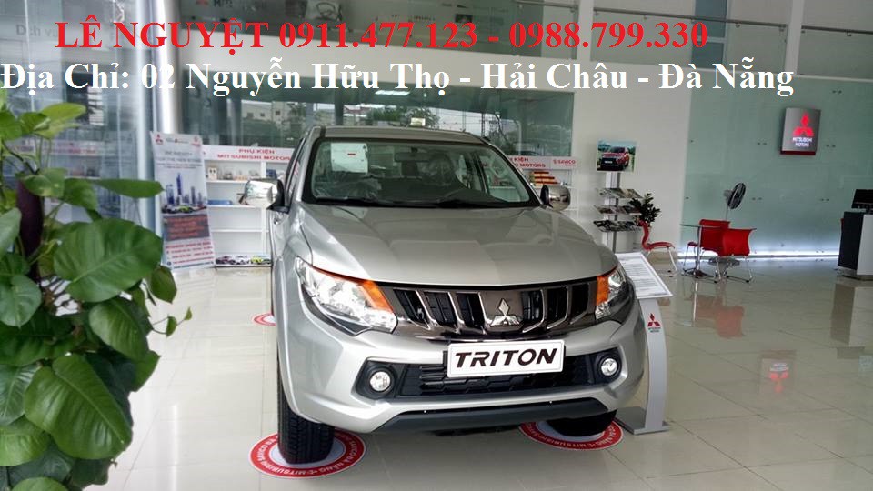 Bán ô tô Mitsubishi Triton mới 2018, màu bạc, nhập khẩu nguyên chiếc, trả góp 80%xe, LH Lê Nguyệt: 0911.477.123