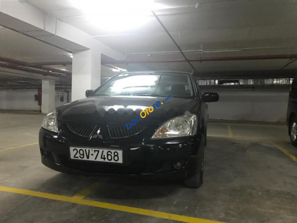 Bán ô tô Mitsubishi Lancer GLX 1.6 AT 2005, màu đen xe gia đình, giá cạnh tranh