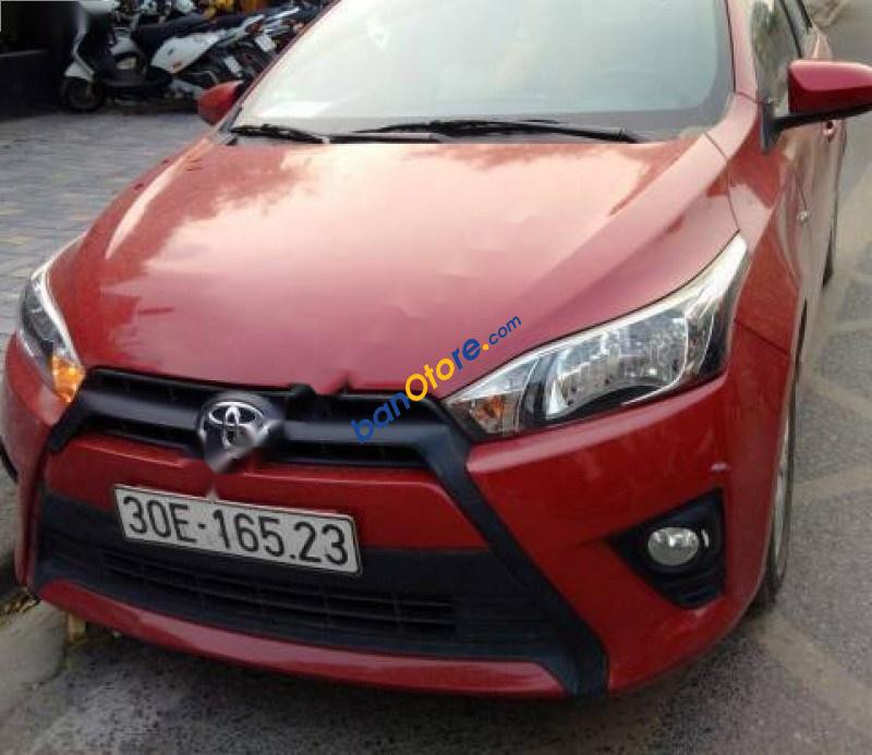 Cần bán lại xe Toyota Yaris 1.3E 2014, màu đỏ, nhập khẩu nguyên chiếc số tự động, giá 498tr
