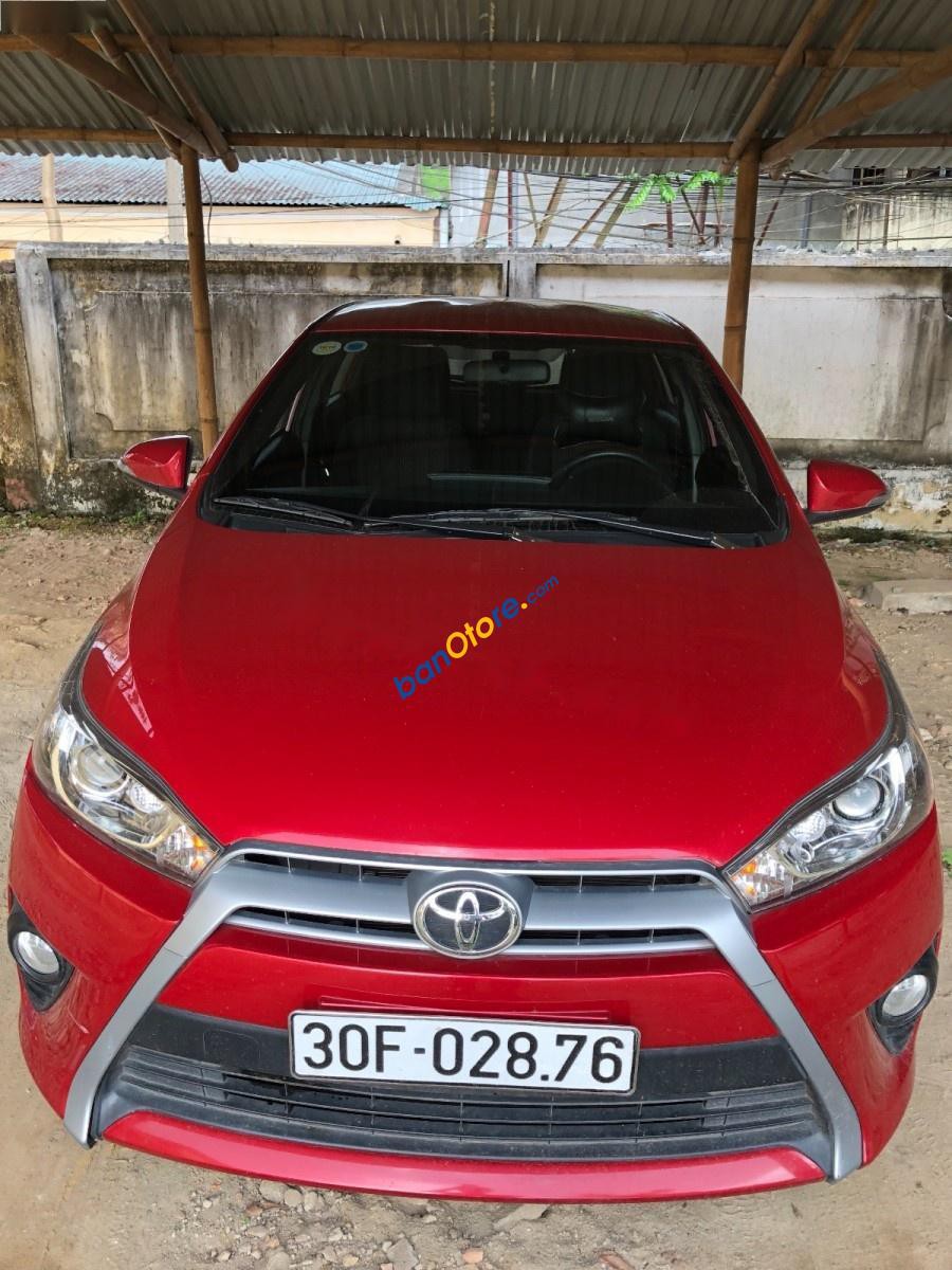 Chính chủ bán Toyota Yaris sản xuất 2014, màu đỏ, nhập khẩu nguyên chiếc