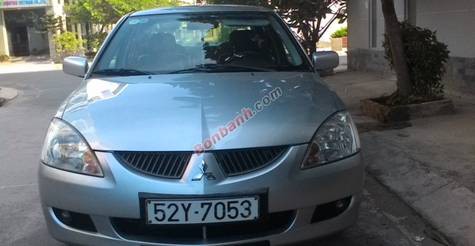 Cần bán gấp Mitsubishi Lancer 1.6 đời 2003, màu bạc, 209 triệu