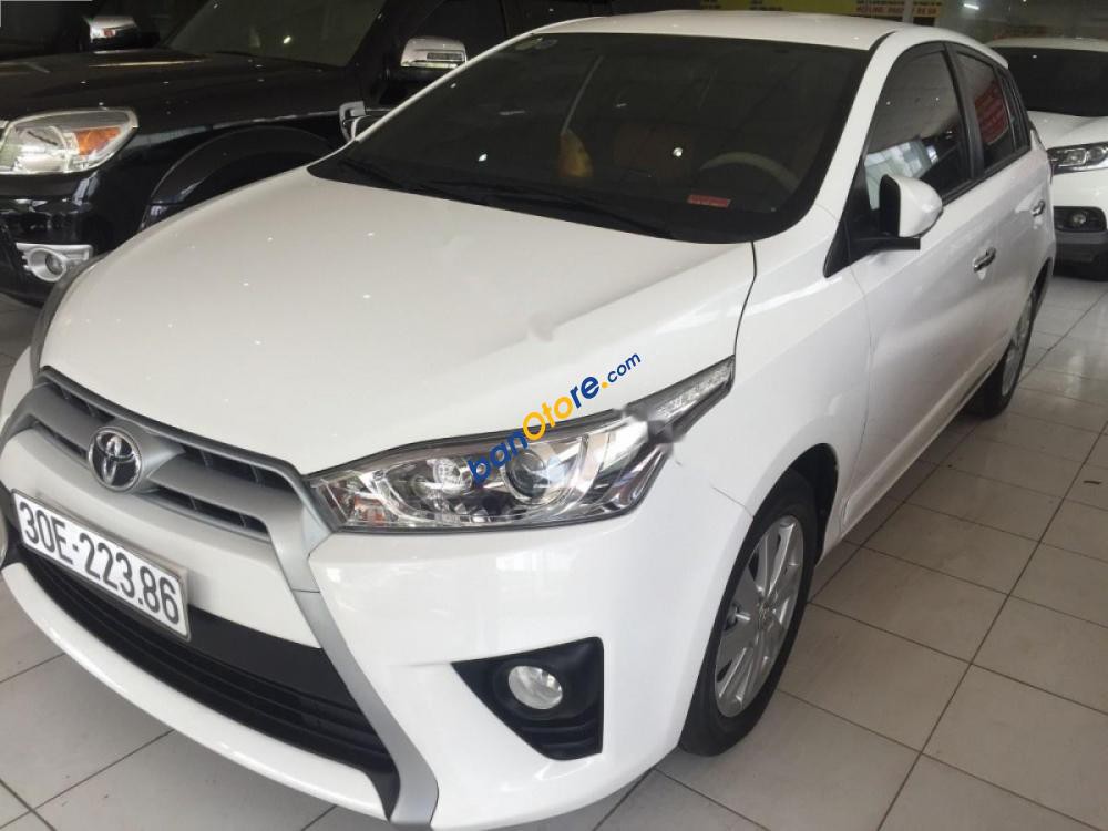 Bán Toyota Yaris G 2014, màu trắng, nhập khẩu nguyên chiếc còn mới, giá chỉ 580 triệu