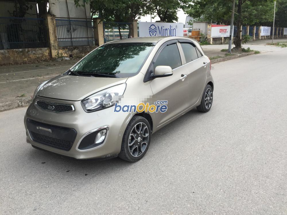 Cần bán lại xe Kia Picanto đời 2014, màu xám