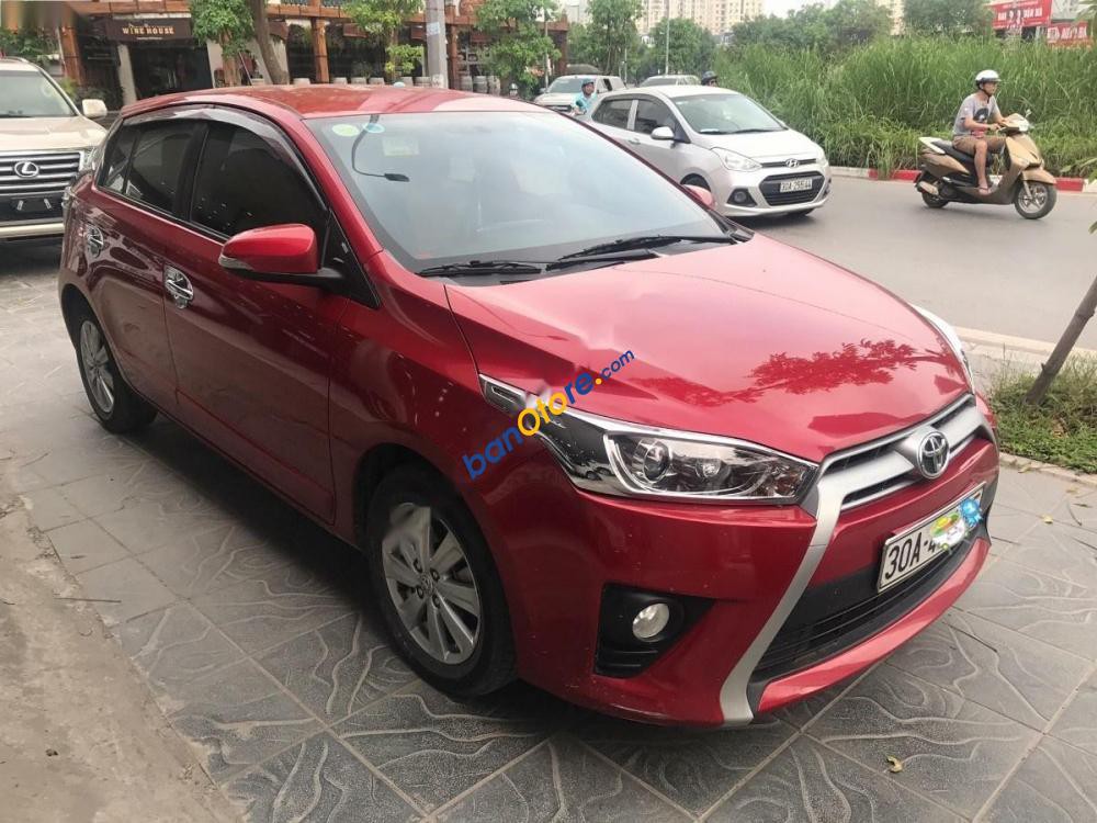 Bán Toyota Yaris G đời 2015, màu đỏ, nhập khẩu