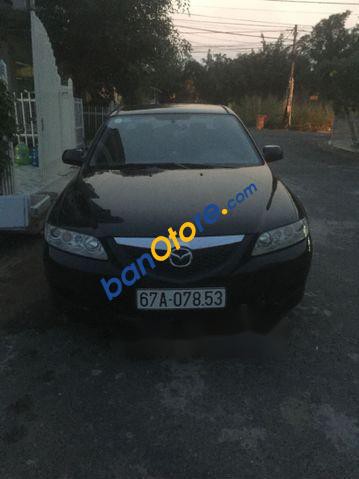 Bán Mazda 6 năm sản xuất 2003, màu đen số sàn