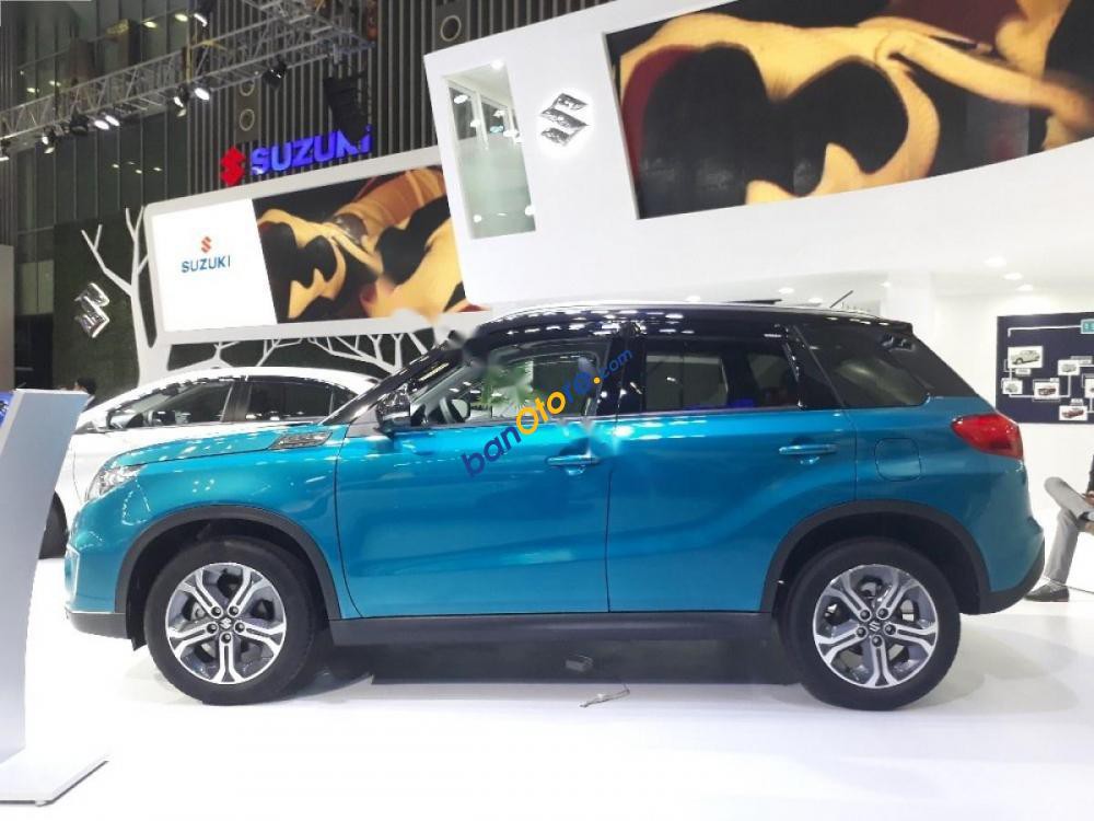 Bán ô tô Suzuki Vitara 1.6 AT năm sản xuất 2017, màu xanh lam, nhập khẩu