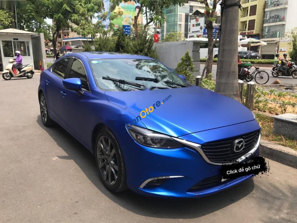 Bán Mazda 6 đời 2017, màu xanh lam như mới, giá chỉ 938 triệu