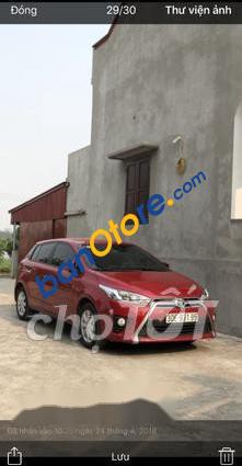 Cần bán lại xe Toyota Yaris sản xuất 2017, màu đỏ