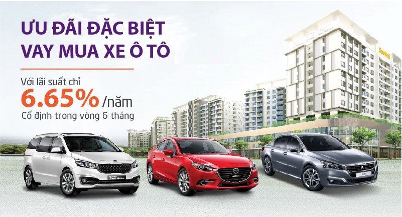 Mua xe ô tô trả góp lãi suất thấp ngắn hạn