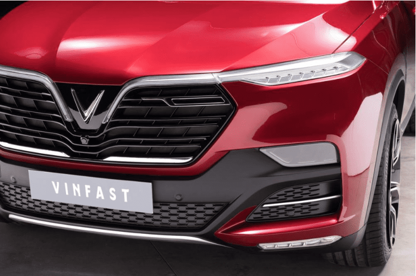 đầu xe của mẫu SUV VinFast