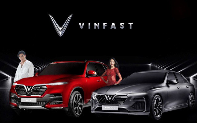 Hoàng Thùy và Trần Quang Đại là hai khách mời của VinFast tại Paris Motor Show 2018 2
