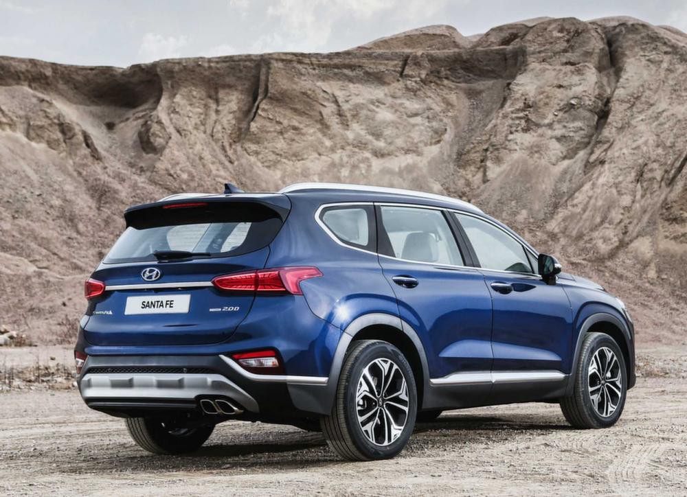 Đuôi xe Hyundai Santa Fe 2019 3