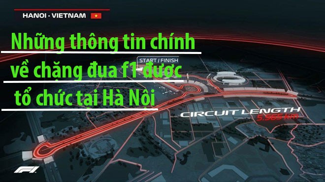 Những thông tin chính thức về chặng đua F1 được tổ chức tại Hà Nội s