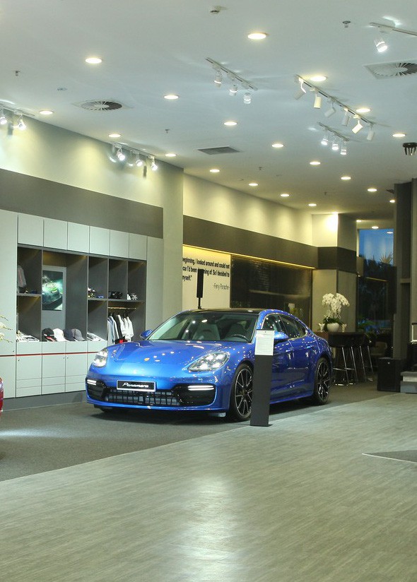Một số hình ảnh tại không gian trưng bày của Porsche 3
