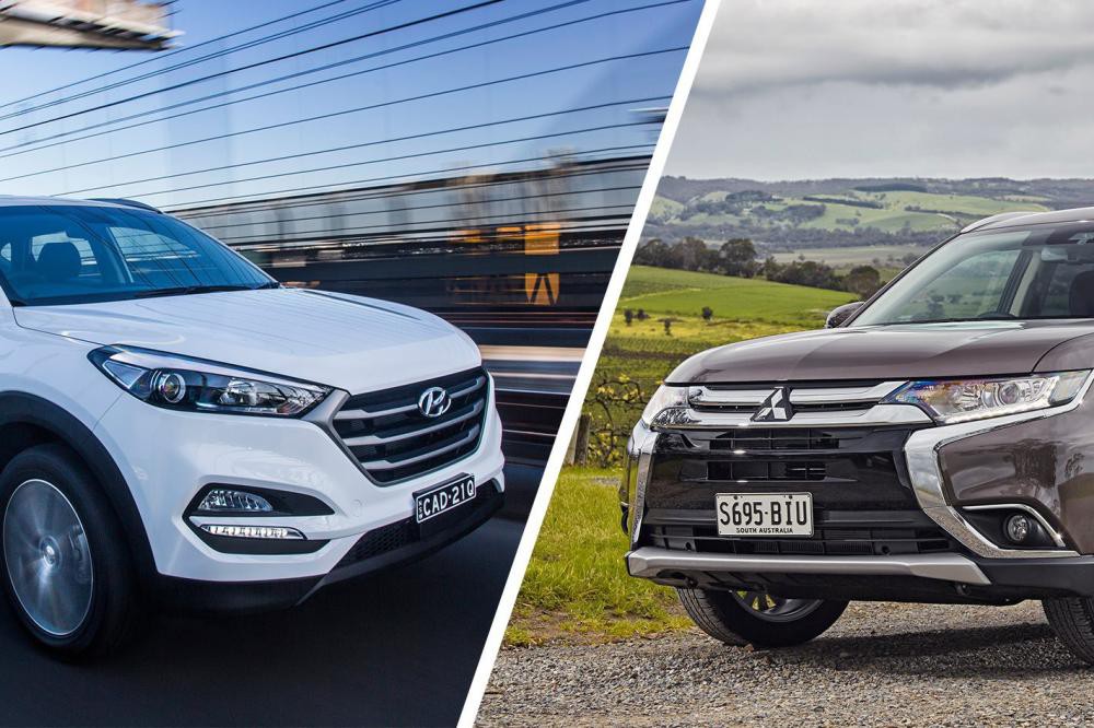 Mitsubishi Outlander, Hyundai Tucson 2