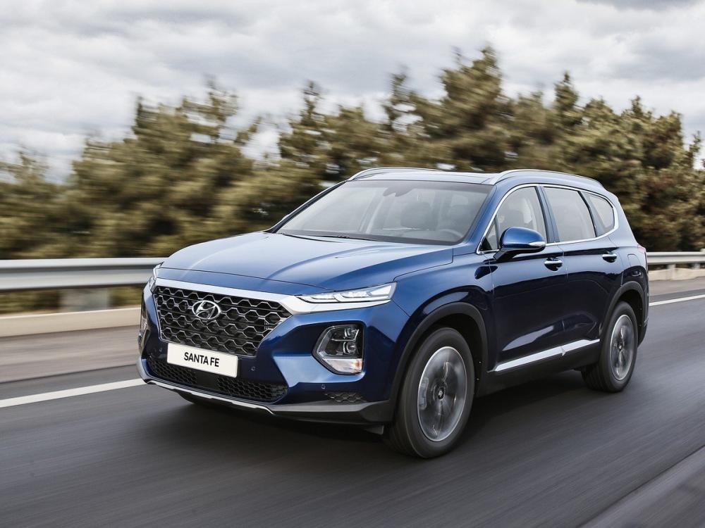 Hyundai Santa Fe 2019 có thể nhận diện bằng vân tay