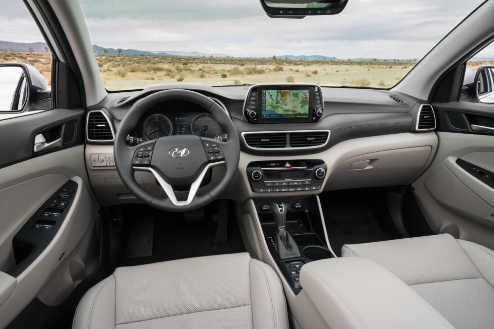 Nội thất Hyundai Tucson facelift 2019