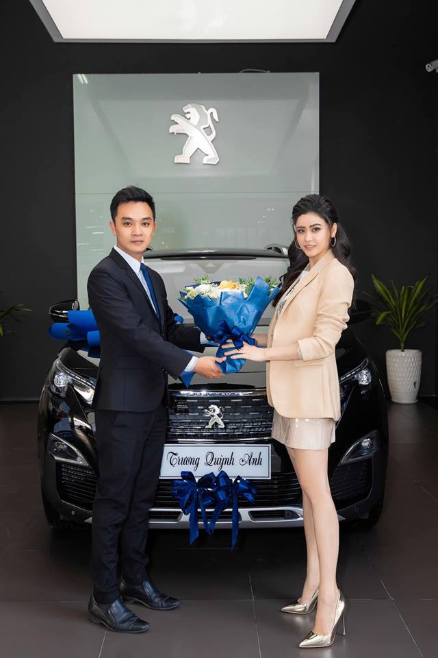 Trương Quỳnh Anh sắm Peugeot 3008 2019 chơi Tết 3