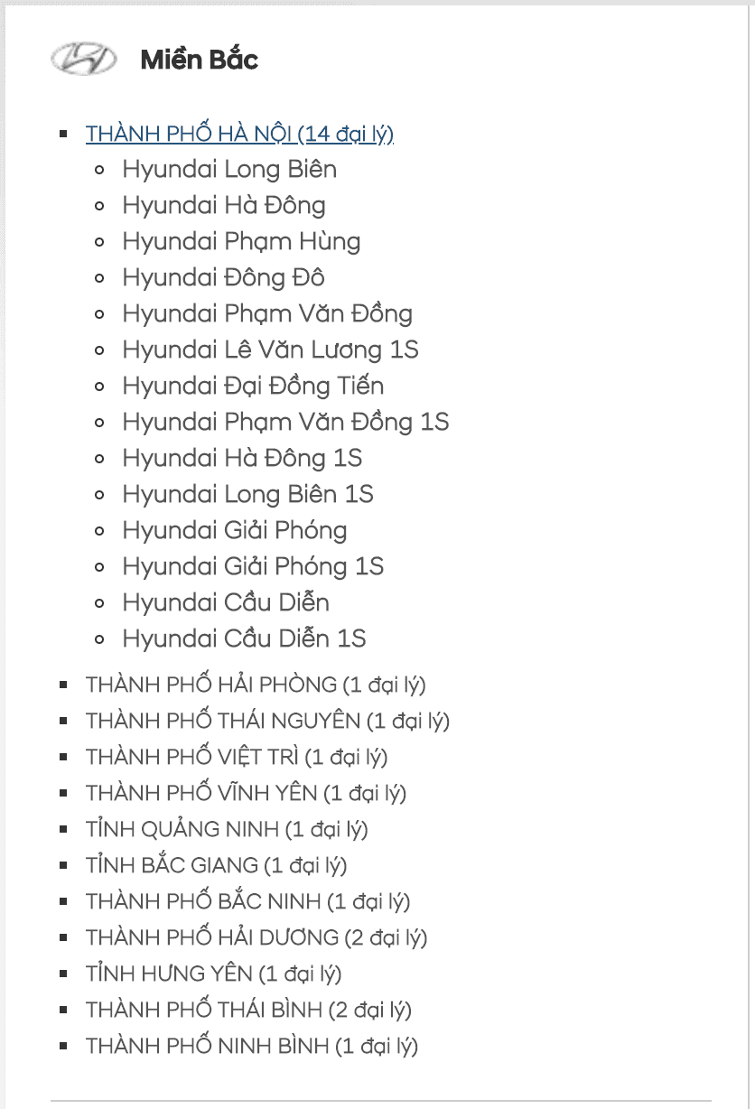 Danh sách đại lý chính thức của HTC