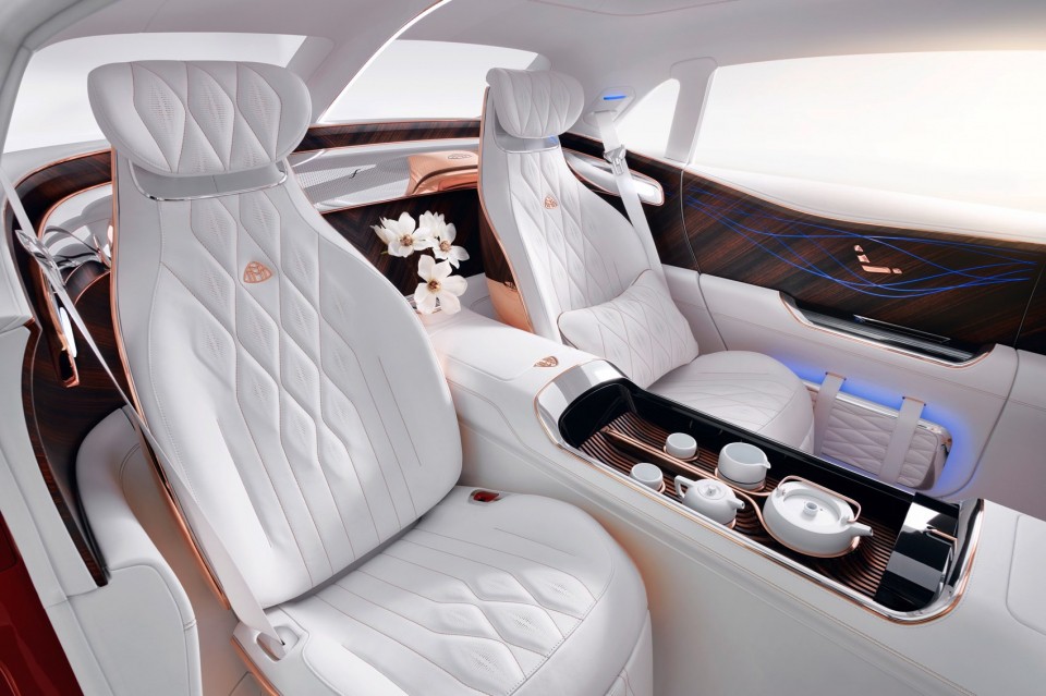 Ghế sau Vision Mercedes-Maybach Ultimate Luxury concept
