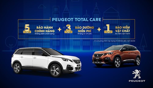 Peugeot 3008 và Peugeot 5008 áp dụng ưu đãi hấp dẫn trong tháng 4 a1