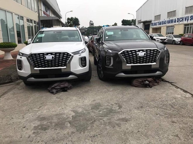 Hyundai Palisade xuất hiện tại Hà Nội gần đây