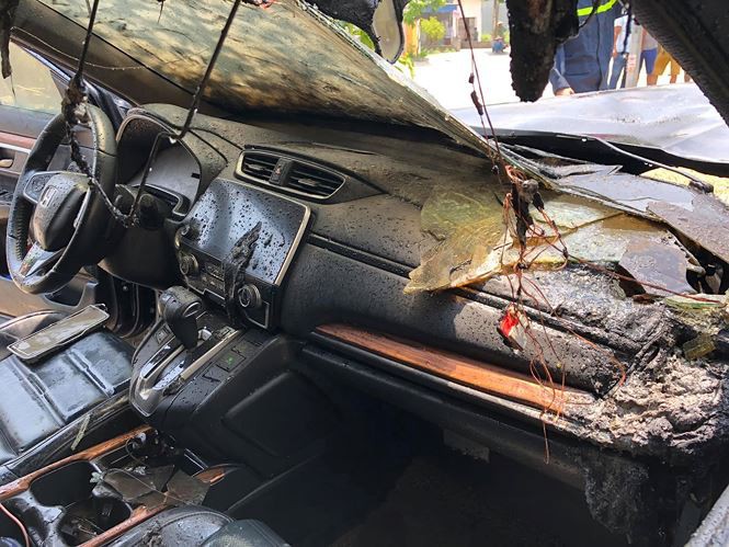 Đã tìm ra nguyên nhân của sự cố cháy xe Honda CR-V ở Nam Định 3