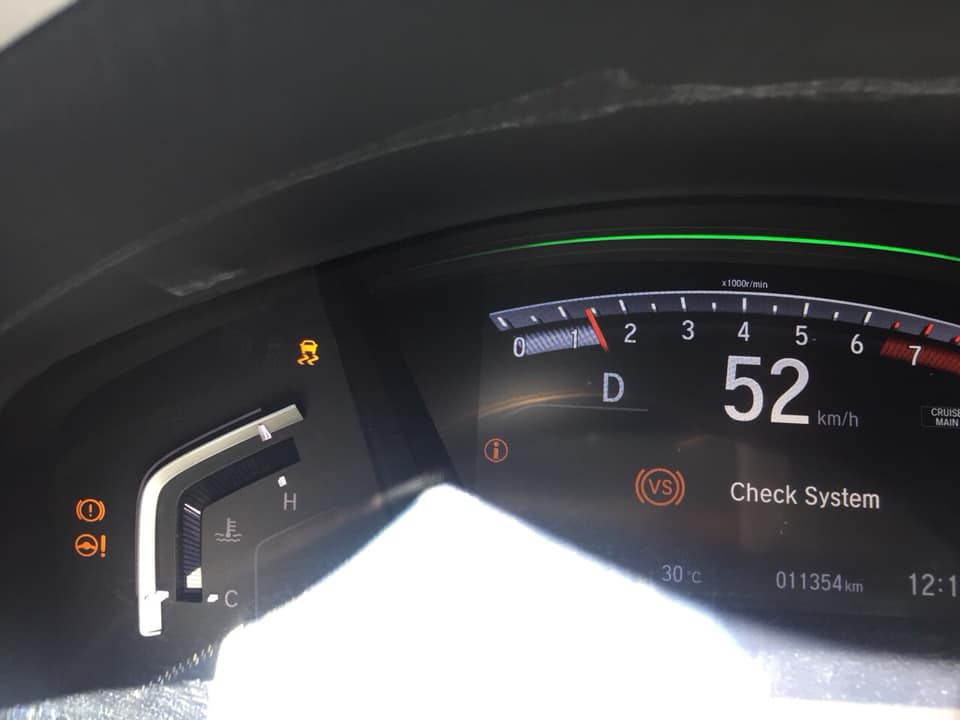 Honda CR-V xuất hiện nhiều biểu tượng báo lỗi