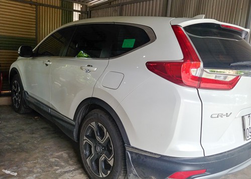 Chiếc Honda CR-V 2018 của anh Hoàng Đăng Tùng gặp lỗi phanh