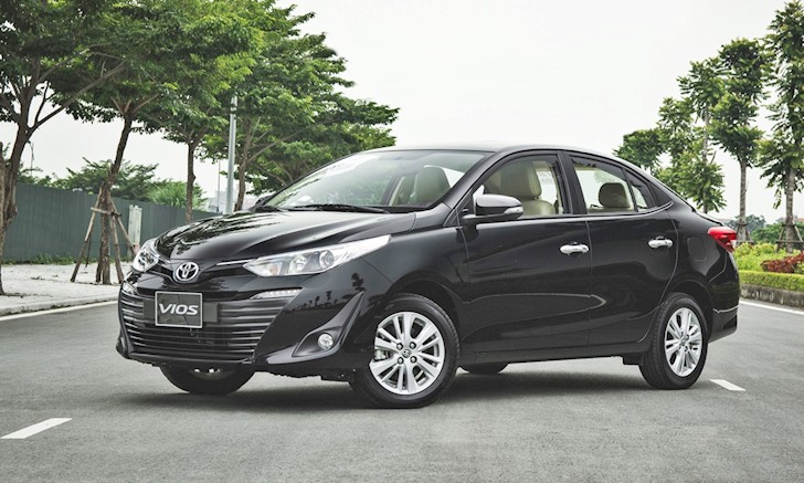 Toyota Vios nắm giữ vị trí đầu bảng xếp hạng xe bán chạy nhất sáu tháng đầu năm 2019