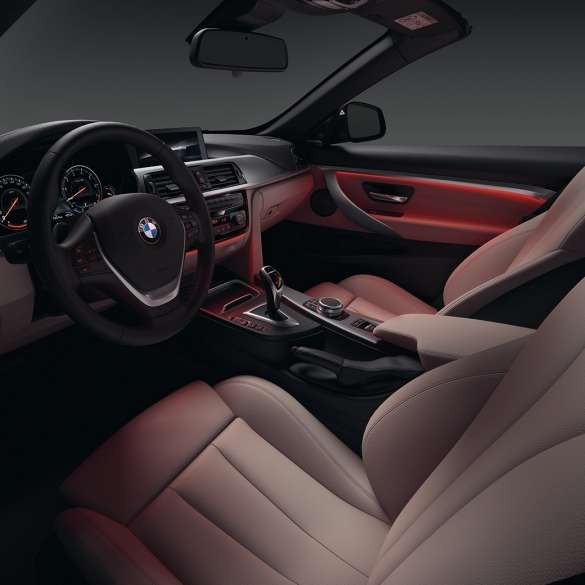 Không gian nội thất của BMW 420i đơn giản nhưng sang trọng