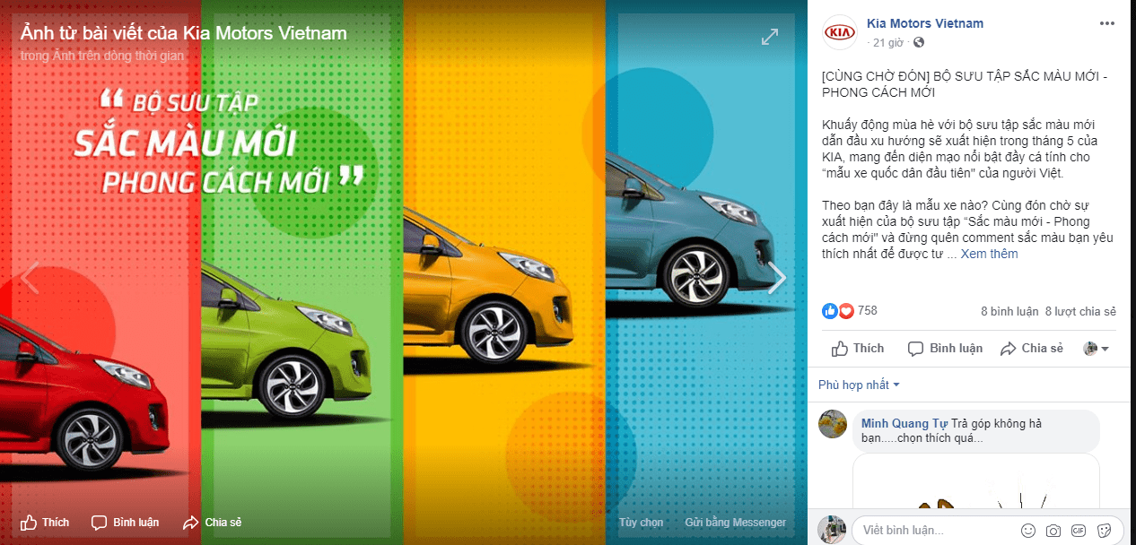 Kia Morning bổ sung 4 màu sắc mới, thêm lựa chọn cho khách Việt