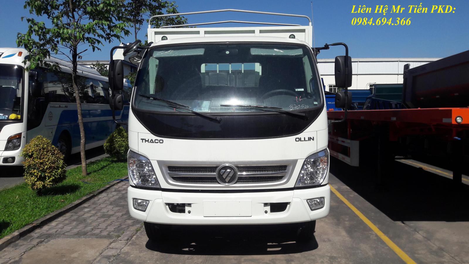 Thaco OLLIN 2020 - Bán xe tải Thaco Ollin 7 tấn thùng dài 6.1m, đóng các loại thùng, hỗ trợ trả góp giá từ 150tr