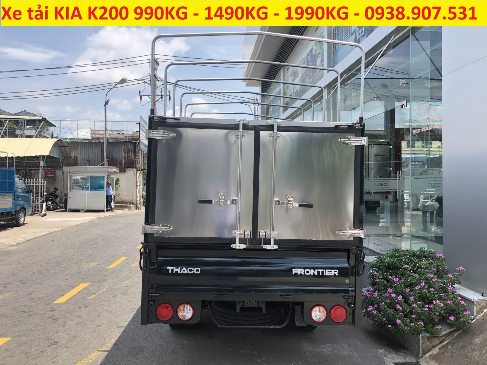 Thaco 2020 - Bán xe tải Kia Frontier K200 ga điện thùng bạt tải trọng 1950kg
