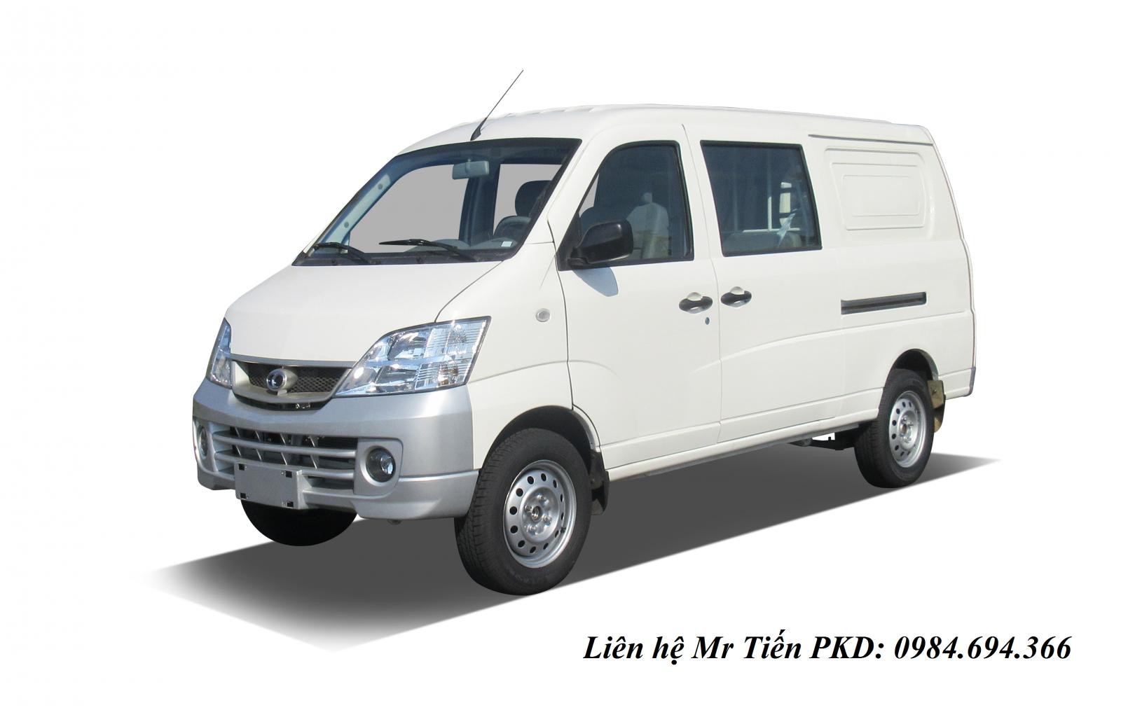 Bán xe Thaco Towner Van 2 chỗ đến 5 chỗ, tải 490 nâng tải 945 kg, màu đỏ hoặc theo yêu cầu