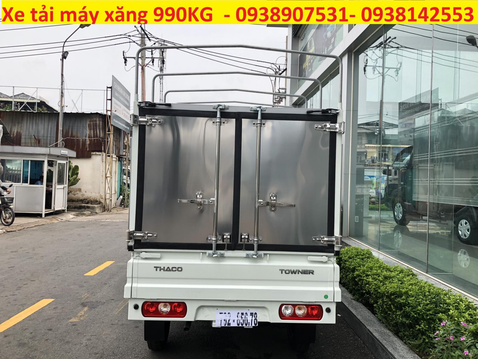 Thaco TOWNER 2020 - Giá bán xe tải nhỏ 990KG Thaco Towner990 thùng bạt, hỗ trợ vay ngân hàng