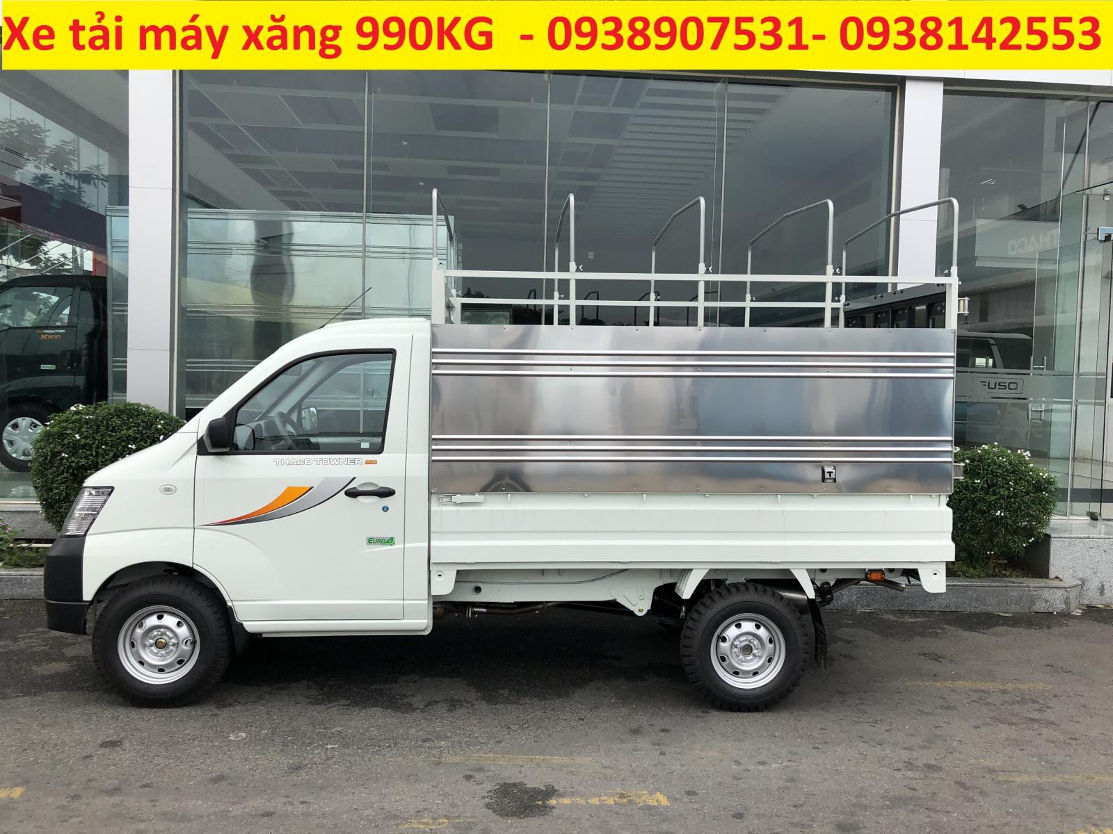Thaco TOWNER 2020 - Cần bán xe tải 990kg Thaco Towner 990 thùng mui bạt giá tốt tại Thaco An Sương