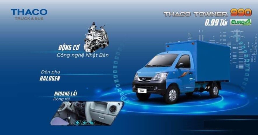 Bán xe tải Thaco Động cơ Suzuki 750kg nâng tải, thùng 2.5m, giá tốt, hỗ trợ trả góp từ 60tr