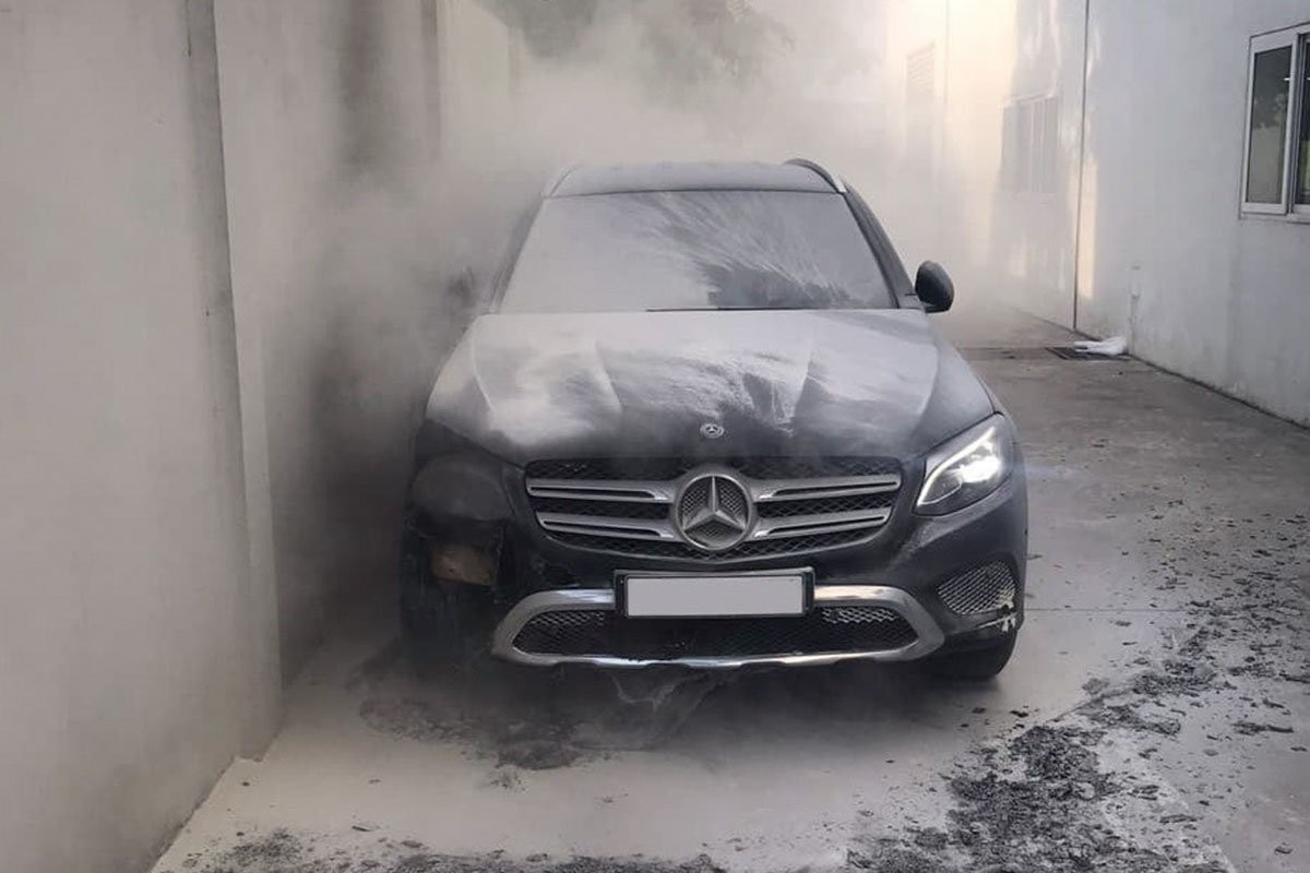 Mercedes-Benz GLC 200 tự bốc cháy, MBV nói gì?.