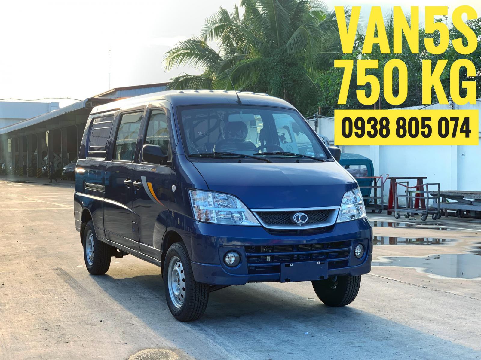 Xe tải van Thaco Towner Van5s - 5 chỗ - 750 kg - Vận chuyển 24/24