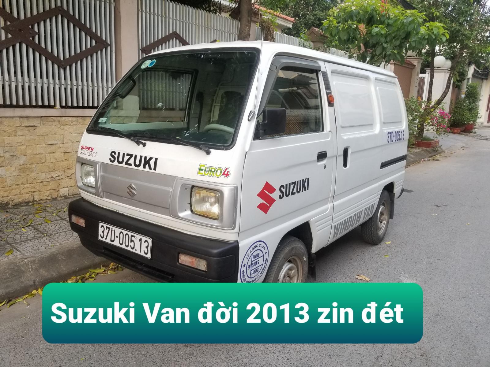 Suzuki Super Carry Van 2013 - Bán xe 5 tạ cũ Suzuki Blind Van đời 2013 ...