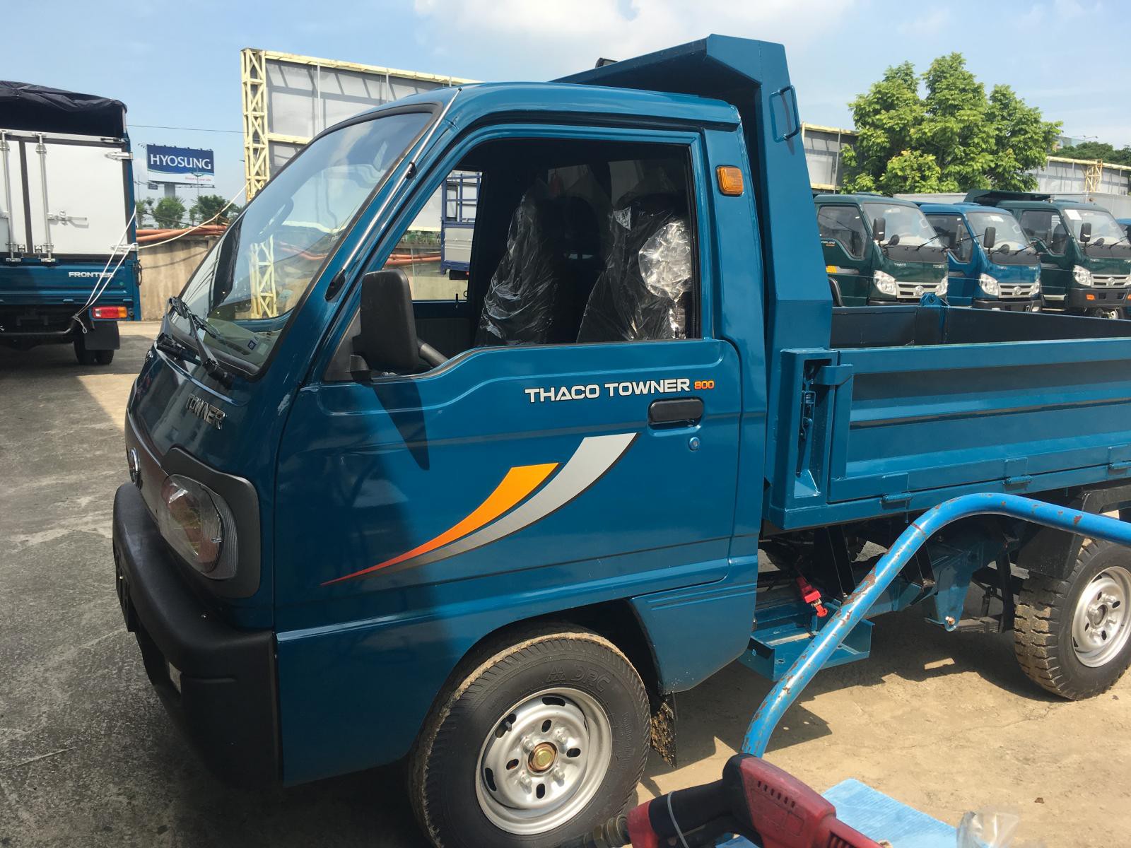 Thaco TOWNER 800  2021 - Cần bán xe Thaco Towner 800 tải ben, đời 2021 phù hợp đường ngõ nhỏ
