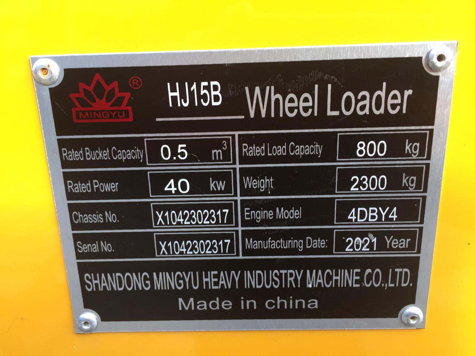 Bán máy xúc lật Mini HJ15B gầu 0.5 khối tại Huế